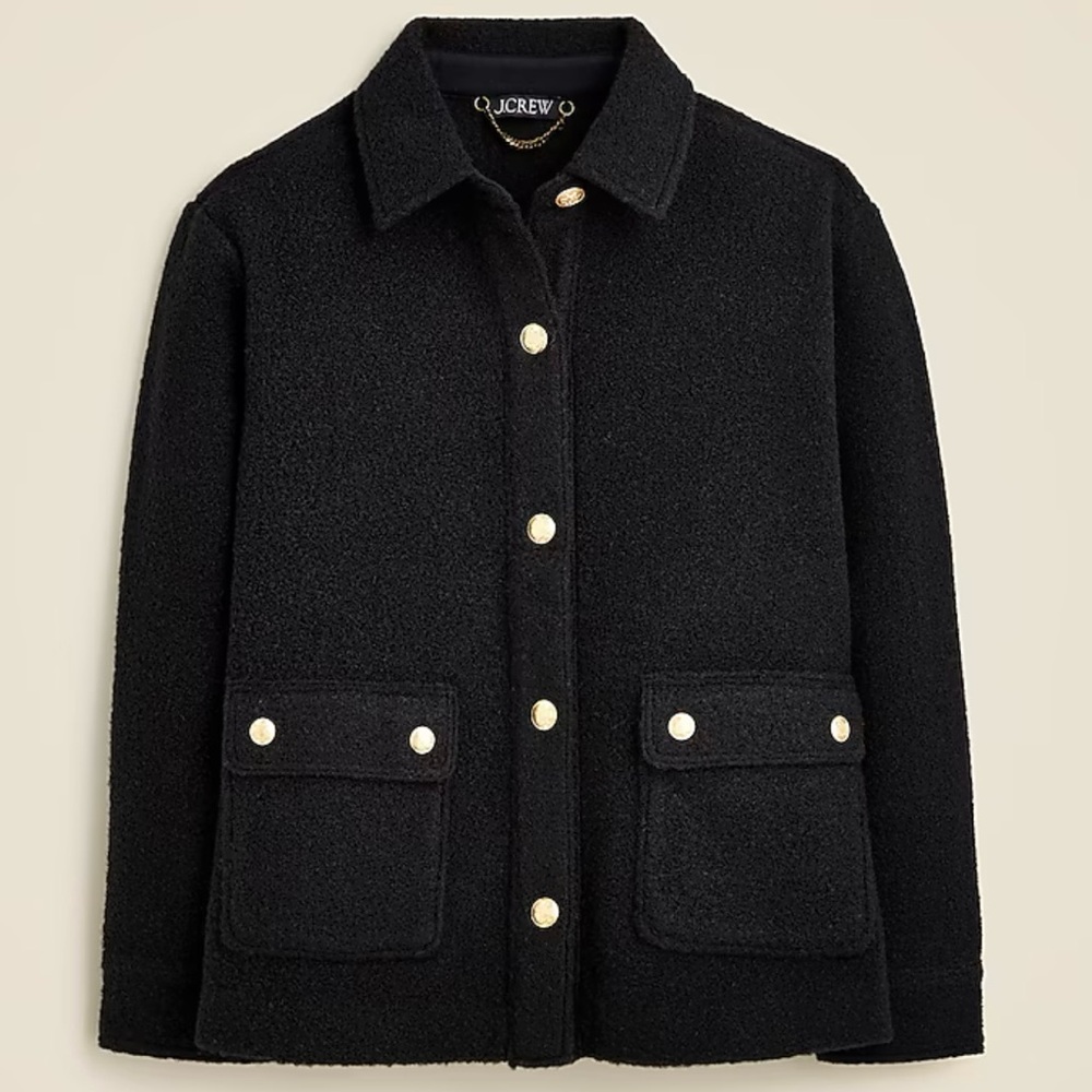 Brand New With Tags J. Crew Bouclé Shirt-Jacket